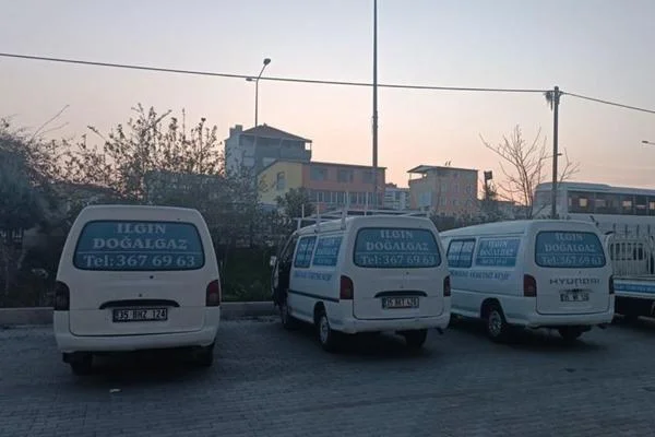 Ilgın Doğalgaz servis araçları